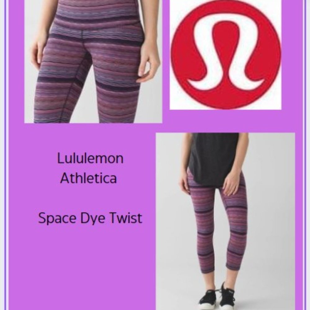 Lululemon Athletica Wunder Under Pant III Space Dye Switch SZ 4